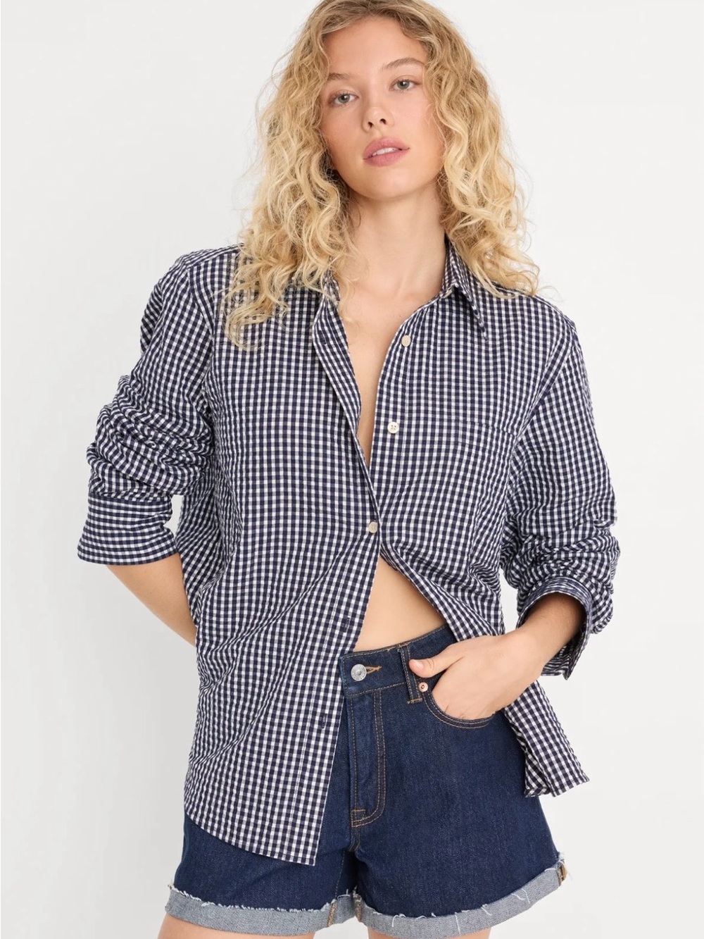 Good American | The Seersucker Shirt